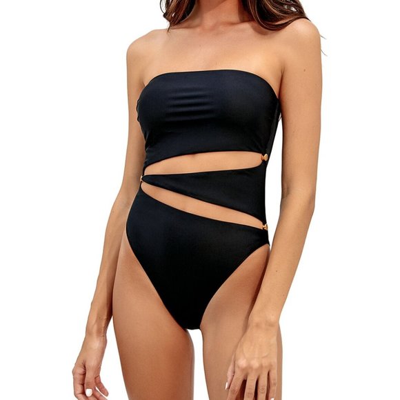 VIX $278 Frida One Piece Swimsuit Black Sexy S M L - Picture 5 of 14